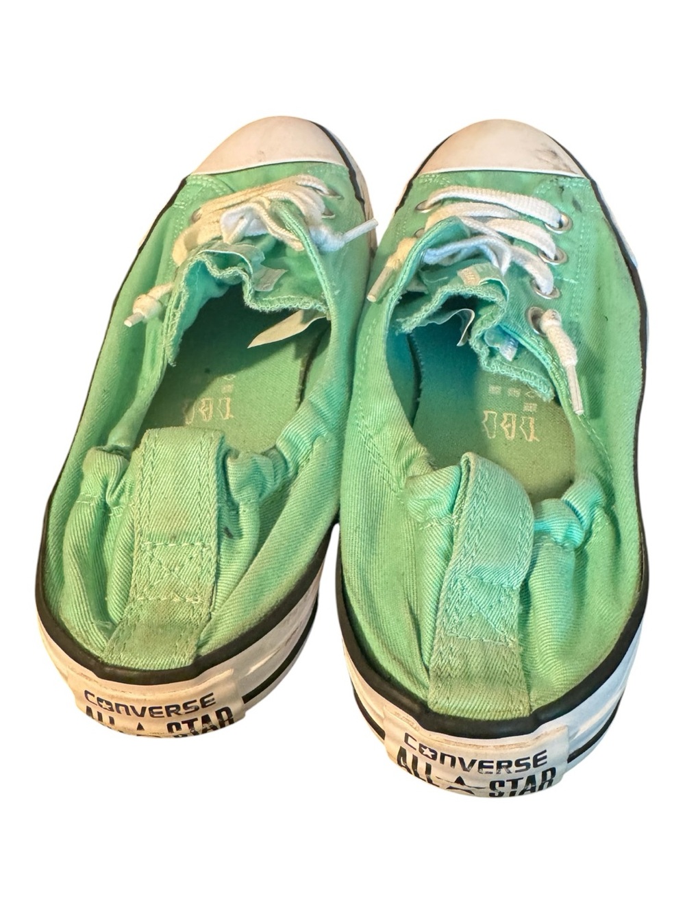 Converse Chuck Taylor All Star Shoreline Mint Green Slip-On Sneakers Size 9.5 - Picture 4 of 6